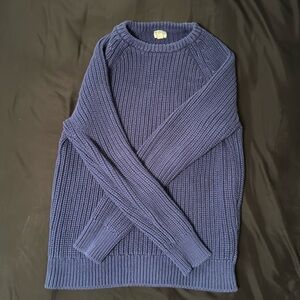 Dark blue JCrew Wool sweater size medium
